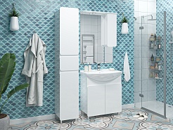 Misty Зеркальный шкаф Чегет 85 R белый – фотография-2